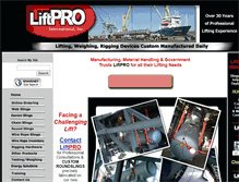 Tablet Screenshot of liftpro.com